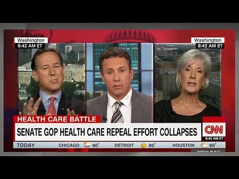 Rick Santorum BUSTED For LIES On Healthcare Plan; HHS Secretary, “You Know Thats Not True, Rick”