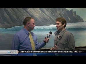 Cory Trépanier on KBZK TV: INTO THE ARCTIC Exhibition Tour in Bozeman, Montana!