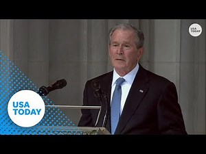 George W. Bush's full speech at the memorial service for John S. McCain