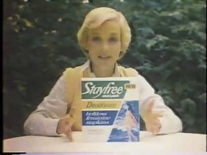 Cathy Rigby 1980 Stayfree Maxi Pads Commercial