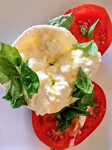 Open burrata