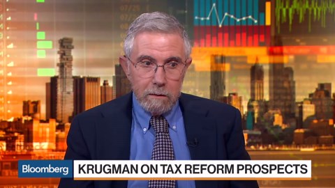 Krugman Praises Paul Ryan's Corporate Tax Reform Plan