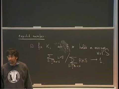 Statistics of number and function fields - Akshay Venkatesh [2011]