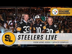 Santonio Holmes, Rocky Bleier, Merril Hoge in Jacksonville | Steelers Live