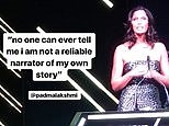 Video: Padma Lakshmi presents at 2018 Glamour Women of the Year Awards | Daily Mail Online