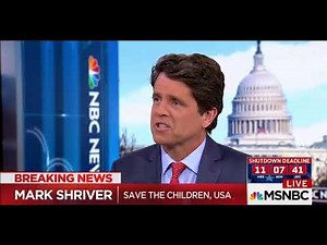 Mark Shriver Joins MSNBC to Urge Congress to Invest in Kids