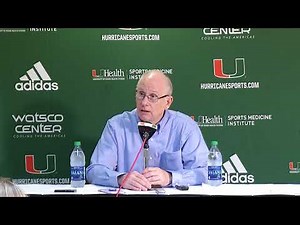 Jim Larrañaga | Post Game Presser vs. Florida State | 1.7.18