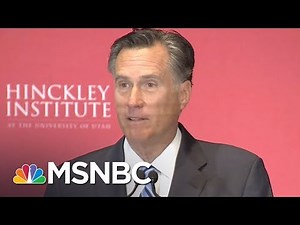 Mitt Romney Said He Wouldn't Accept President Donald Trump Endorsement. He Did. | All In | MSNBC