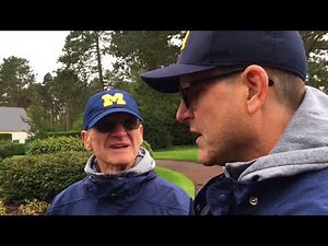 Jack, Jim Harbaugh talk Michigan football’s trip to Normandy