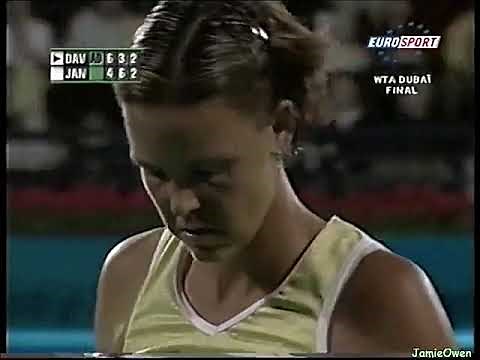 Lindsay Davenport vs Jelena Jankovic 2005 Dubai Highlights