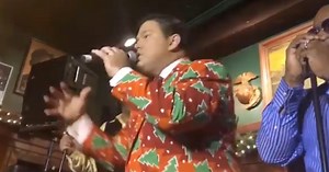 Fox News’ Bret Baier Raps with Sugarhill Gang at His Show’s Holiday Party