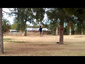 Ari Shapiro Tight Rope Walking at Park on 1/9/18