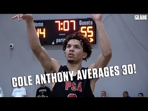 Greg Anthony's Son Cole averages 30 POINTS at Nike EYBL Session 1! | SLAM Highlights