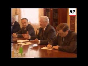 Russia - Yeltsin Talks With Canada's Chretien