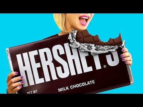 7 DIY Giant Candy vs Miniature Candy / Funny Pranks!