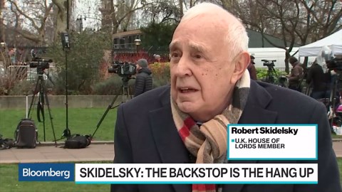 Skidelsky Says Would Have Been a Brexit Deal Without Irish Issue