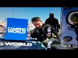 John Hunter Nemecheck Martinsville Victory Lane Interview 3/26/18