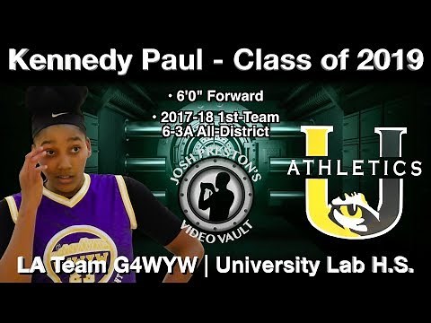 Kennedy Paul Highlights (Basketball on the Bayou) - University Lab/G4WYW 2019 F