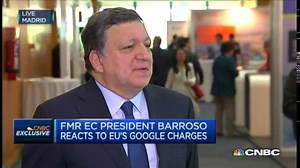 EU's Google charges will be 'credible': Barroso