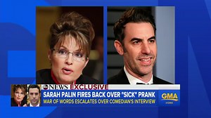 Sarah Palin responds to Sacha Baron Cohen prank