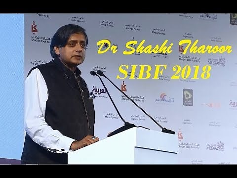 Dr Shashi Tharoor: India UAE Strategic Partnership SIBF 2018