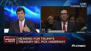 Big question about Mnuchin is whether he understands Main...