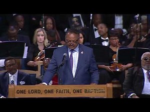 WATCH: Rev. Jesse Jackson remembers Aretha Franklin at funeral