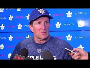 Maple Leafs Practice: Mike Babcock - December 27, 2018