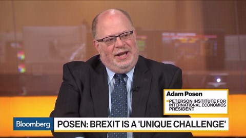 A Lot More Damage to Come From Brexit, Says Peterson Institute's Posen