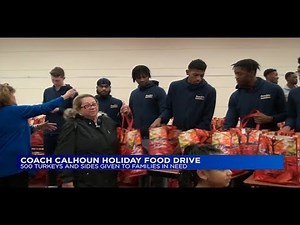 Jim Calhoun Annual Food Drive featured on NBC CT