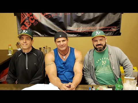 BBCJtv - Baseball Card Junkies JOSE CANSECO Experience! Meeting the 1st 40/40 man. Sick autographs!