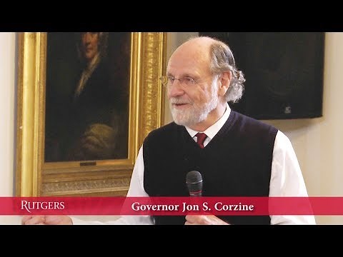 Gov. Jon S. Corzine Archive Colloquium (Center on the American Governor)
