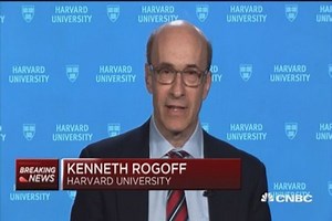 Santelli Exchange: Harvard University Prof. Ken Rogoff predicts four rate hikes this year