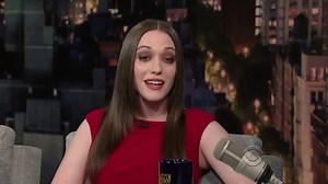 Kat Dennings - 02. October, new - David Letterman Show