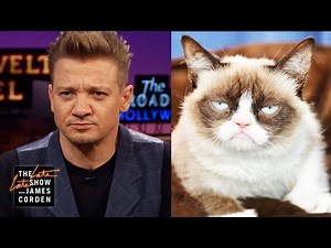 Jeremy Renner Is Grumpy Cat