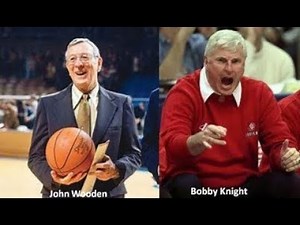 Bob Knight On John Wooden: "I Don't Respect Him"