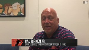 Ripken Jr. on historic streak