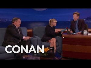 Anna Faris Interviews Conan & Andy - CONAN on TBS