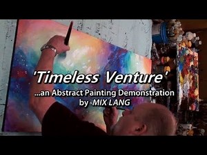 Creative Painting, Simple, Fun, Colorful, Dreamy, "Timeless Venture"