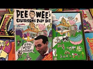Pee Wee’s Playhouse (1987) Colorforms Playset Paul Reubens 1980s 80s Then 80s Now