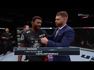 Fight Night Lincoln: Michael Johnson Octagon Interview