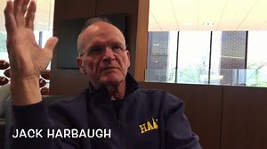 Podcast gives Jack Harbaugh a chance to stay connected