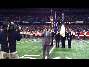 Jimmy Wayne - singing the National Anthem