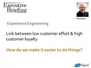 Rick DeLisi: Customer Experience "Engineering"