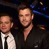 Chris Hemsworth, Matt Damon Have Double Date With Wives — in a Hot Tub!