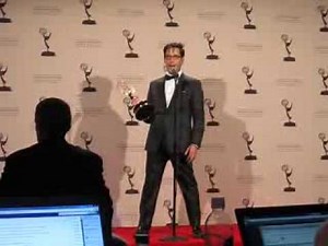 Dan Bucatinsky back stage at the Creative Arts Emmys 2013