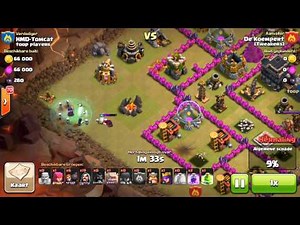 Clash of Clans - Hogs up front, party in the back (CW #3 attack)