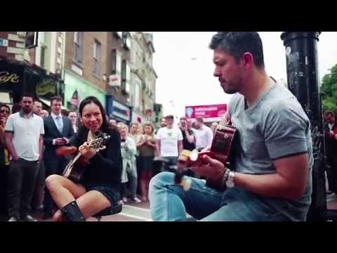 Rodrigo y Gabriela Busking - Grafton St. Dublin - June 2014 // The Soundmaker