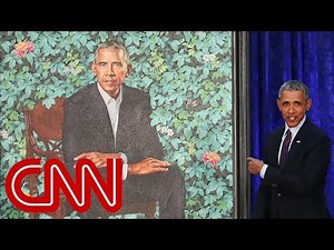 President Obama's official portrait unveiled