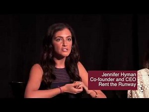 Jennifer Hyman, co-founder and CEO of Rent the Runway, during Entrepreneur Weekend